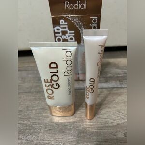 RODIAL Rose Gold Hand & Lip Edit Duo | NEW | Rose Gold Lip Balm & Hand Cream